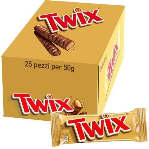 باکس 25 عددی شکلات دوتایی توییکس 50 گرم Twix