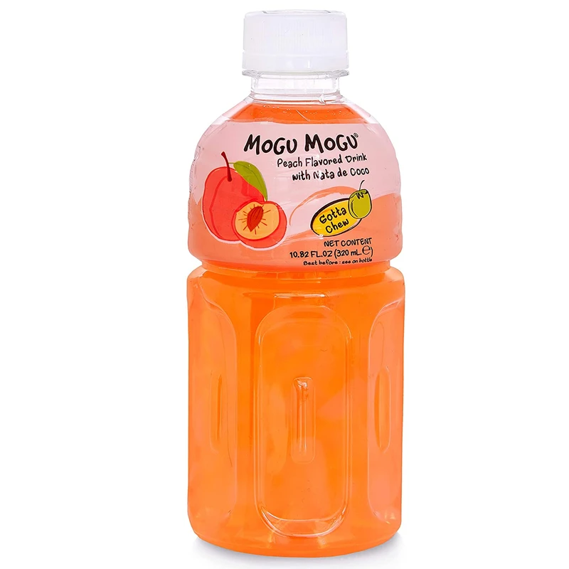 آبمیوه پالپ دار هلو موگو موگو ۳۲۰ میلی لیتر Mogu Mogu Peach