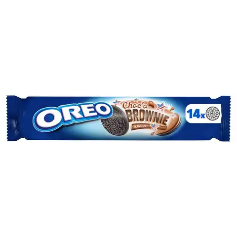 بیسکویت کرم دار شکلات براونی اورئو 154 گرم OREO