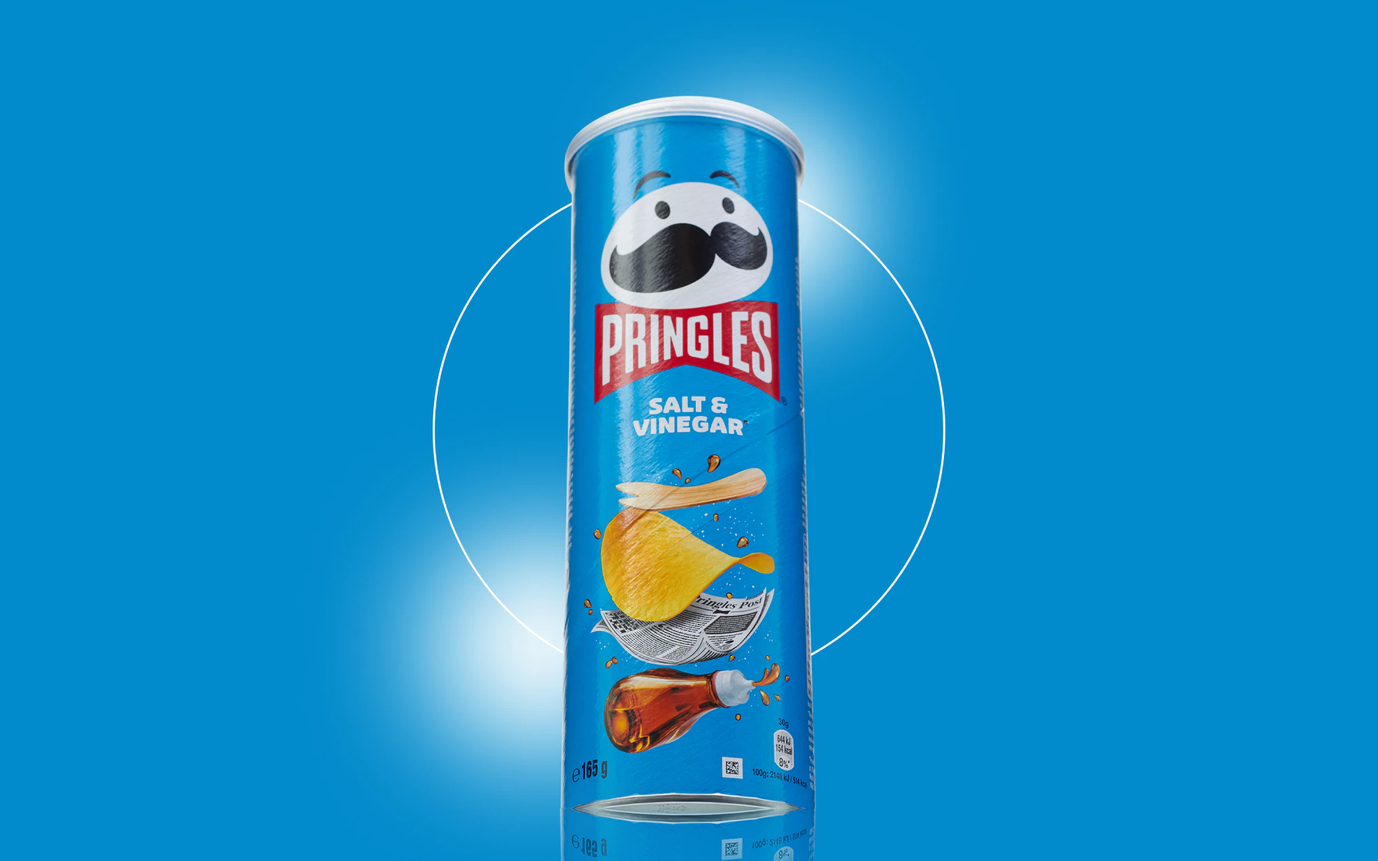 چیپس سرکه نمکی پرینگلز 165 گرم Pringles Salt & Vinegar