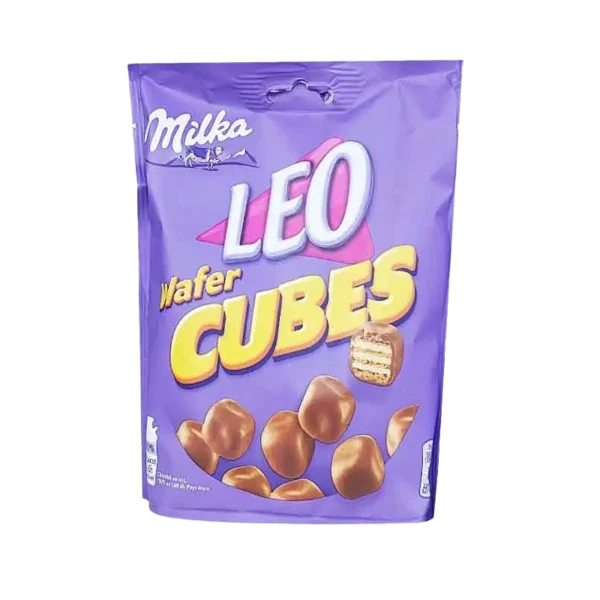 مینی ویفر مکعبی میلکا لئو ۱۵۰ گرم Milka Leo