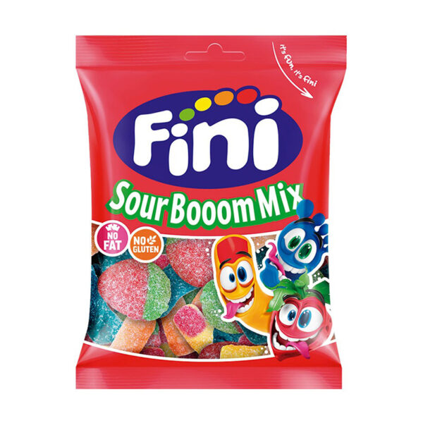 پاستیل بوم ترش فینی ۹۰ گرمی Fini sour booom mix