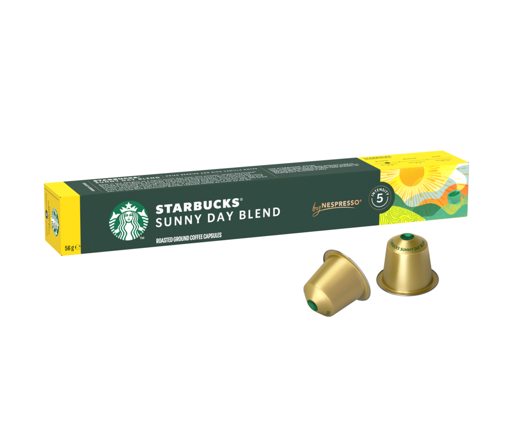 کپسول قهوه استارباکس سانی دی بلند ۱۰ عددی Starbucks Sunny Day Blend