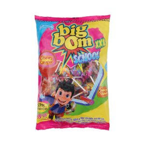 آبنبات چوبی بیگ بوم اسکول بسته 48 عددی BigBom XXL School