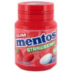 آدامس بدون شکر توت فرنگی منتوس 40 عددی Mentos