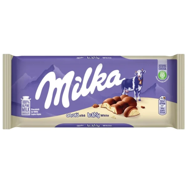 شکلات شیری بابلی میلکا ۹۵ گرم Milka