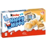 شکلات فندوقی هپی هیپو کیندر بسته 5 عددی Kinder Happy Hippo