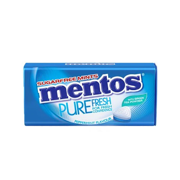 خوشبو کننده دهان نعنا فلفلی منتوس 50 عددی Mentos Pure