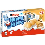 شکلات فندوقی هپی هیپو کیندر بسته 5 عددی Kinder Happy Hippo